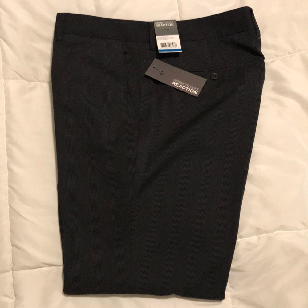 New Kenneth Cole Black Combo Pants